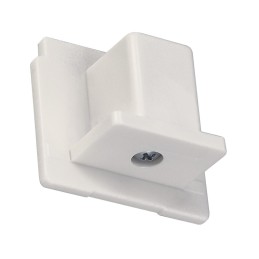 EUTRAC® embouts intérieur pour rail 3 allumages en saillie blanc 2 pièces 1001527 