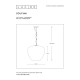 Soufian Suspension Ø 40 cm 1xE27 Transparent 70478/40/60 