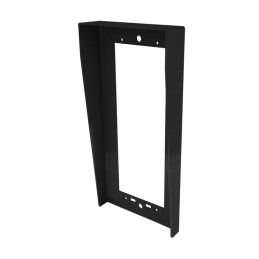 Visière NEXA inox pour platine 2 modules (1 colonne), finition Noire (BLACK) GNX721/BLACK 