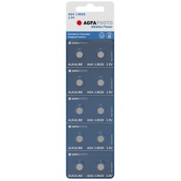 AgfaPhoto Alkaline Button Cell AG4 LR626 B10 APAG4B10 