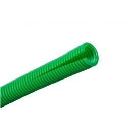 CONDUIT PP VERT FENDU D16/100M 14326 