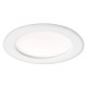 FLAT-ISO-Downlight IP20/65 recouvr., fixe, blanc, LED 13W 1350lm 3000/4000K(CCT)