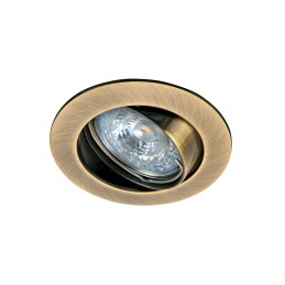 LUNAR 50-12 - Encastré GU5,3, rond, basculant, bronze, Lpe non incl.