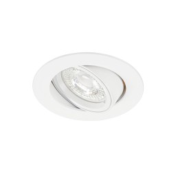 SPEED 70 R 12 - Encastré GU5,3, rond, basculant, blanc, Lpe non incl.