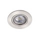 SPEED COVER - Encastré GU10, rond, fixe, nickel, a/lpe LED 8W 3000K 700lm incl.