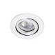 TIPO - Enc. GU10, rond, blanc, a/lpe LED 4,5W 4000K 390lm, dimmable par inter