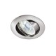 GALAXY - Encastré GU10, rond, basc., nickel, a/lpe LED 6W 3000K 470lm incl.