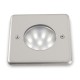 Encastrement mural / sol NAT-LED Square IP68 LED SMD 1.50W 180lm CRI80 3500K Acier inoxydable CRISTHER