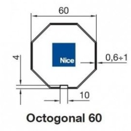 ADAPT OCTOG 60X 06/1 ROUE+COURONN 515.06000 