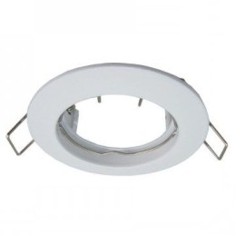 Spot TIBIDY Fixe Diam 78 55 mm IP20 IK04 Blanc Sans lampe MR16&GU10 ni support douille 044013 