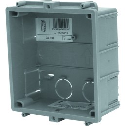 Boitier d'encastrement PVC 1 module pour platine NEXA  inox GCE610 